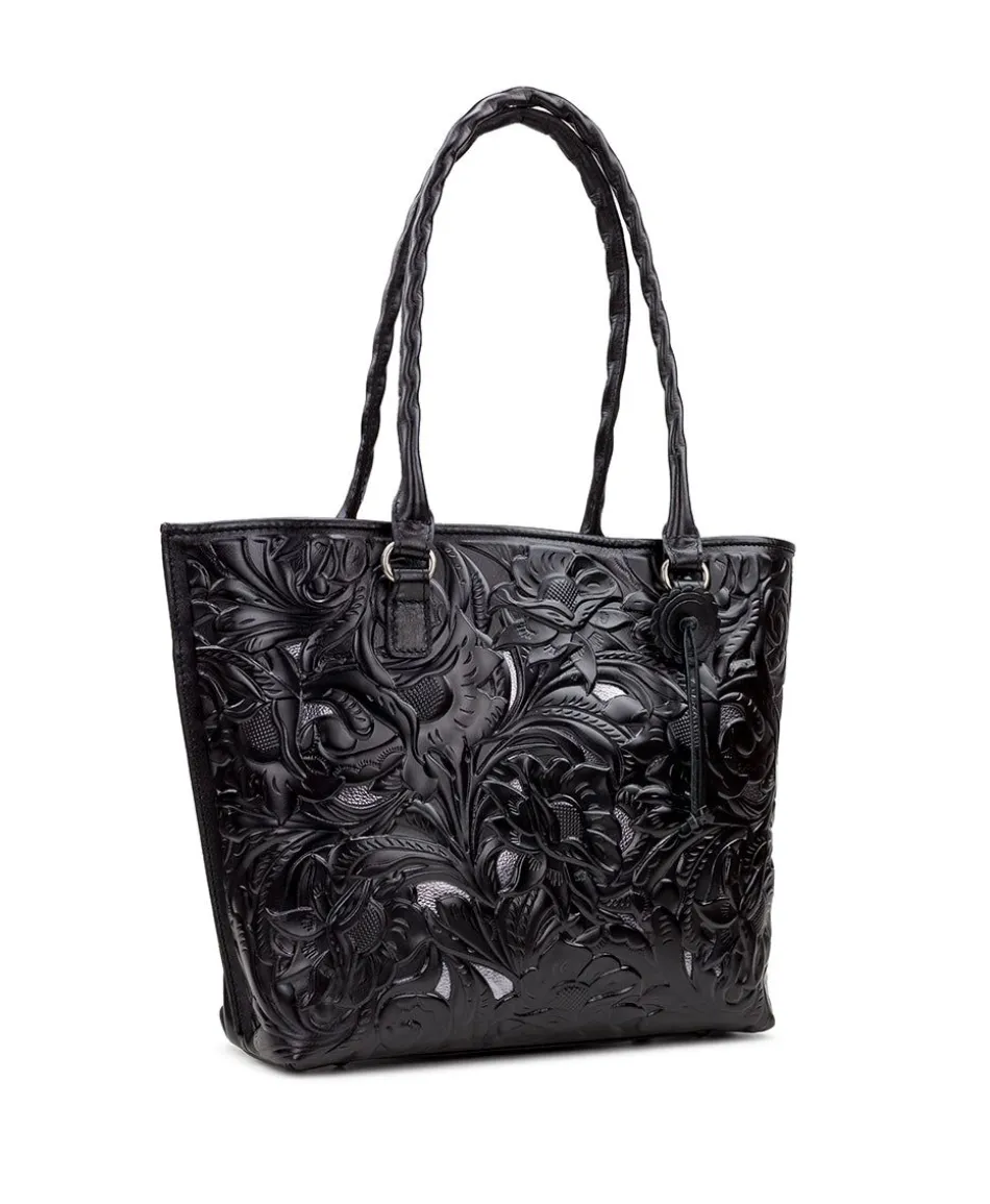 Patricia Nash Adeline Burnished Cutout Tooled Tote| Totes