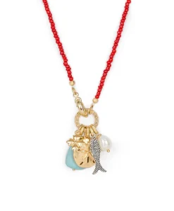Patricia Nash Beaded Charm Necklace| Necklaces