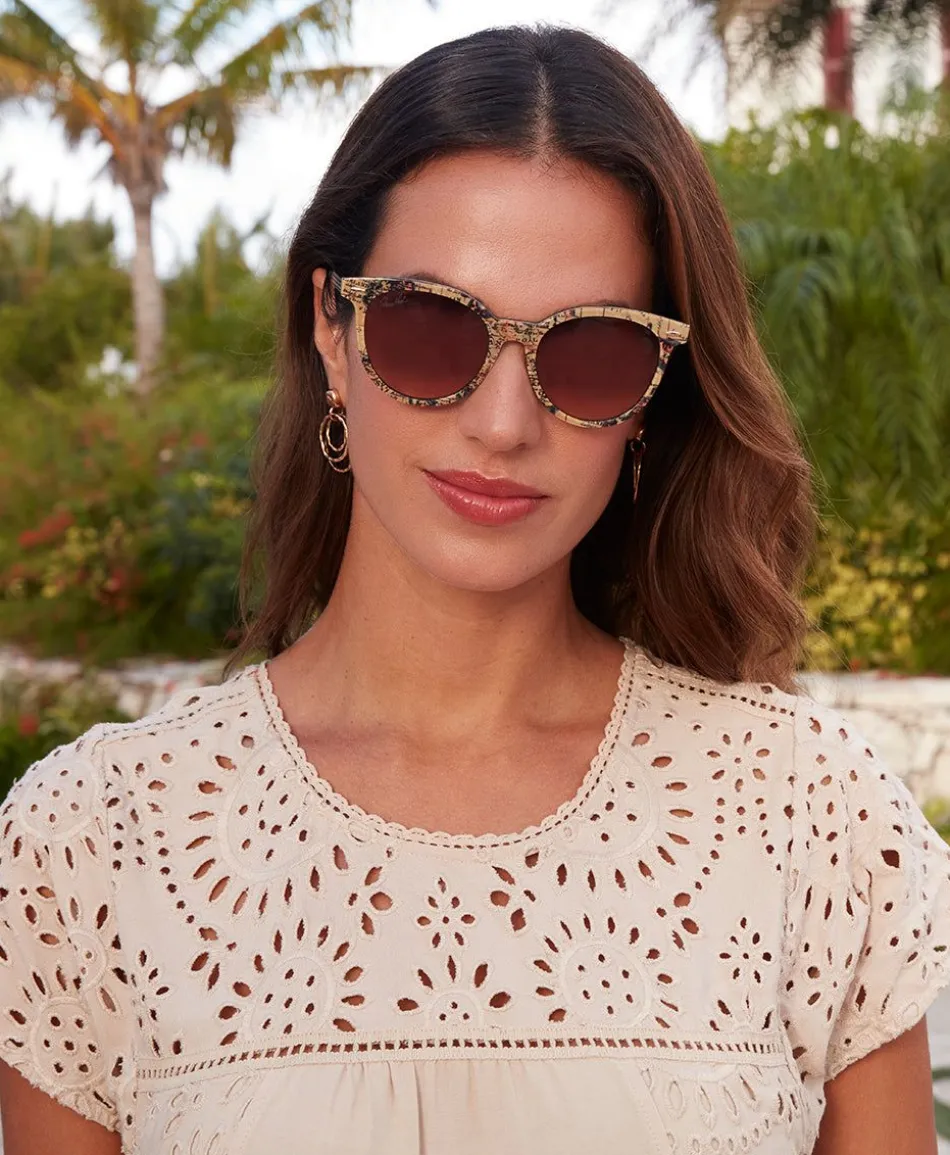 Patricia Nash Blondie Sunglasses| Round
