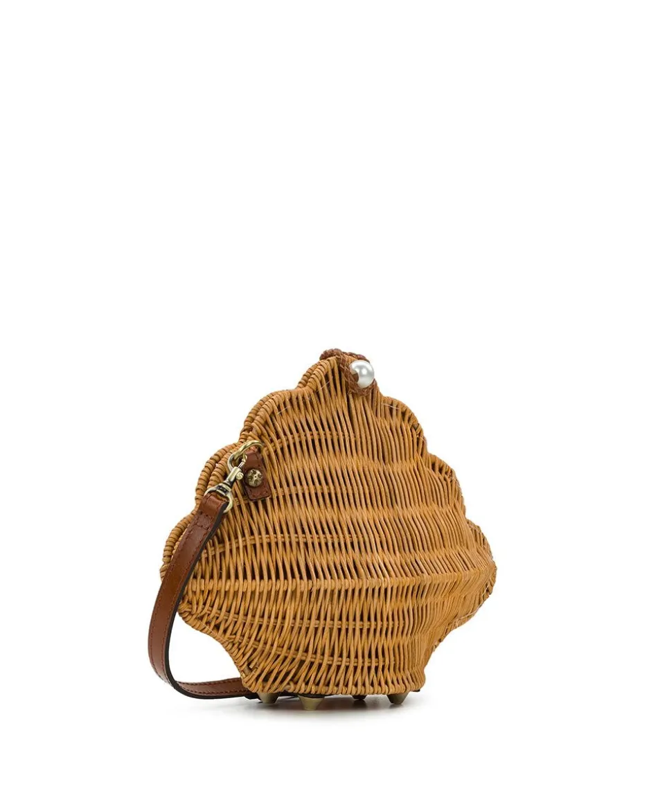 Patricia Nash Cala Luna Clam Crossbody With Scarf| Crossbodies