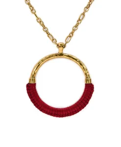 Patricia Nash Carmelina Wrapped Ring Pendant Necklace| Necklaces