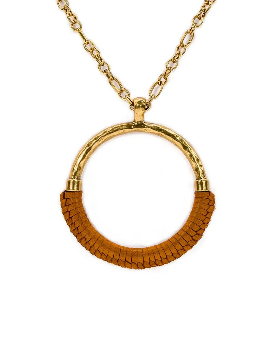Patricia Nash Carmelina Wrapped Ring Pendant Necklace| Necklaces