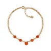 Patricia Nash Carved Rose Link Necklace| Necklaces