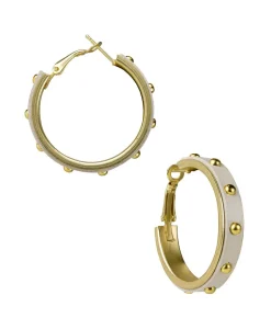 Patricia Nash Colette Studded Hoops| Earrings
