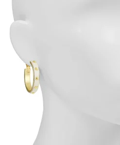 Patricia Nash Colette Studded Hoops| Earrings