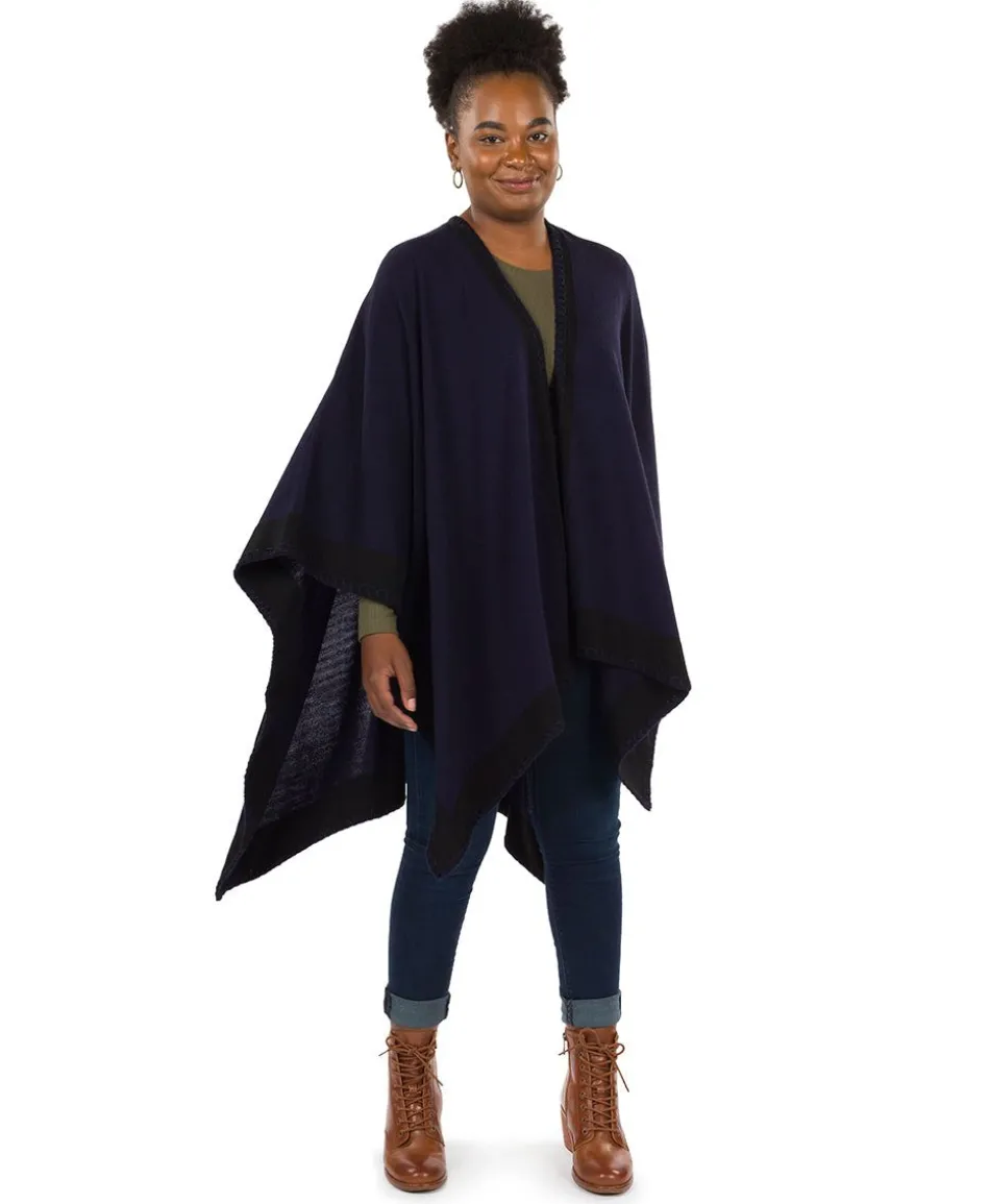 Patricia Nash Color Block Short Shawl| Knitwear