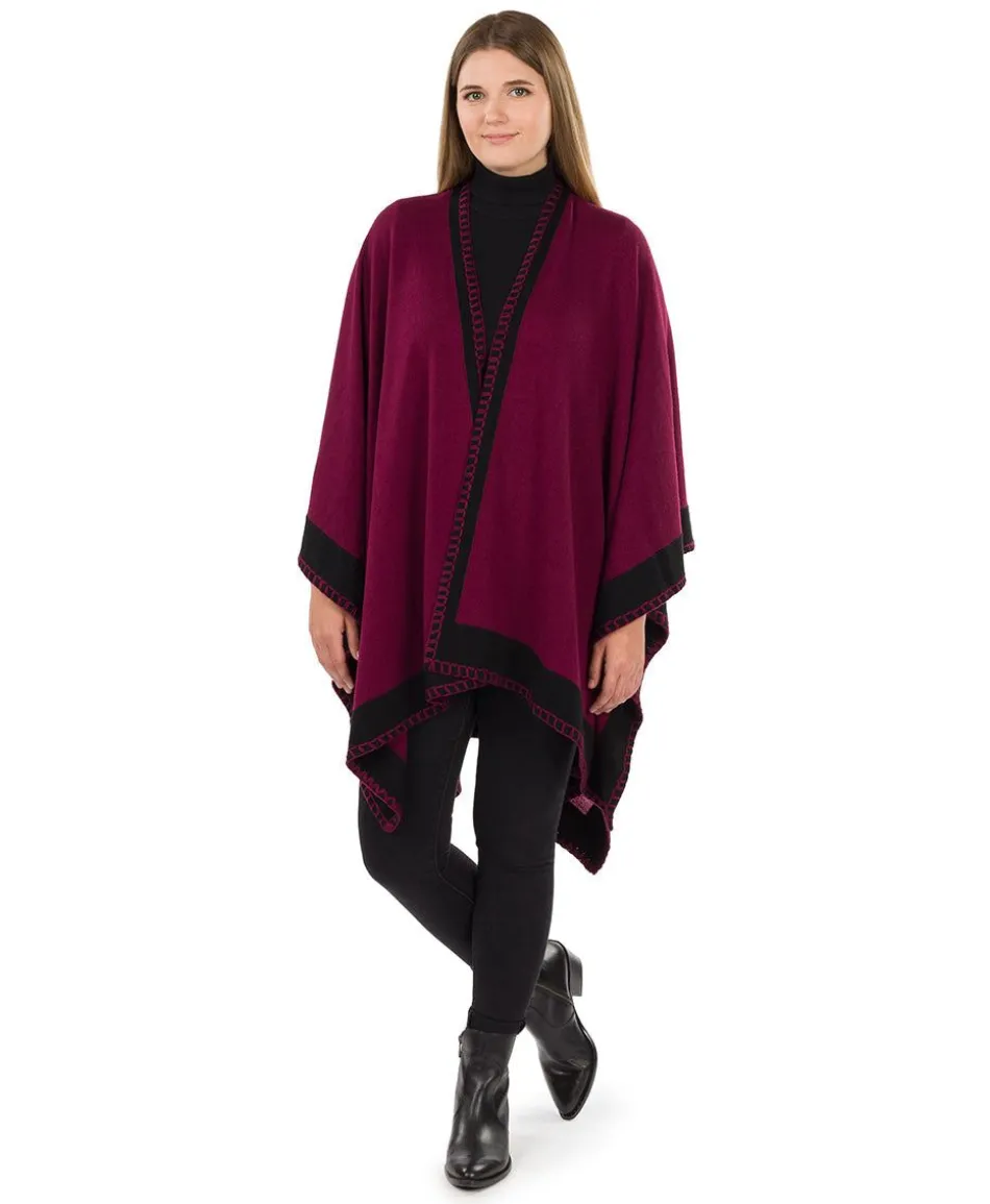 Patricia Nash Color Block Short Shawl| Knitwear