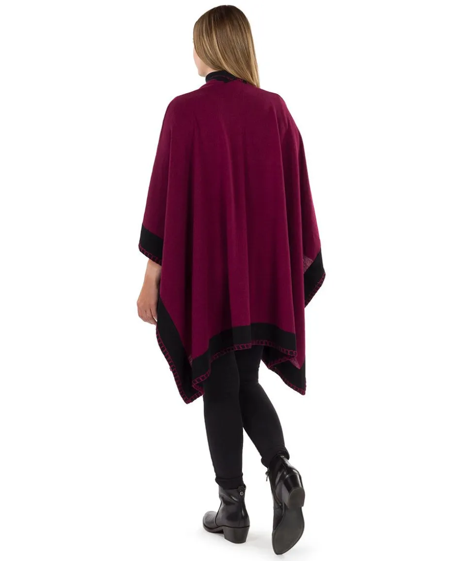 Patricia Nash Color Block Short Shawl| Knitwear