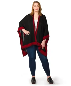 Patricia Nash Color Block Short Shawl| Knitwear