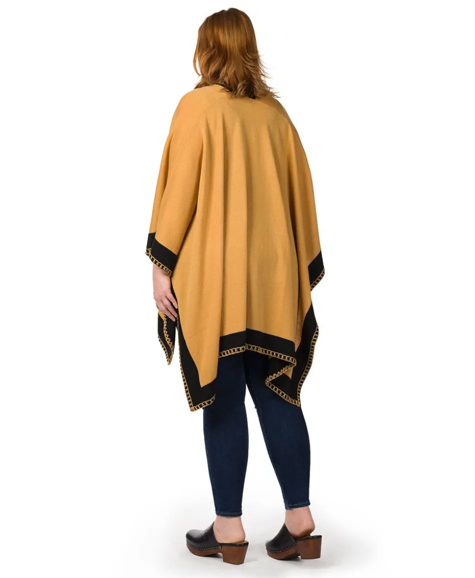 Patricia Nash Color Block Short Shawl| Knitwear