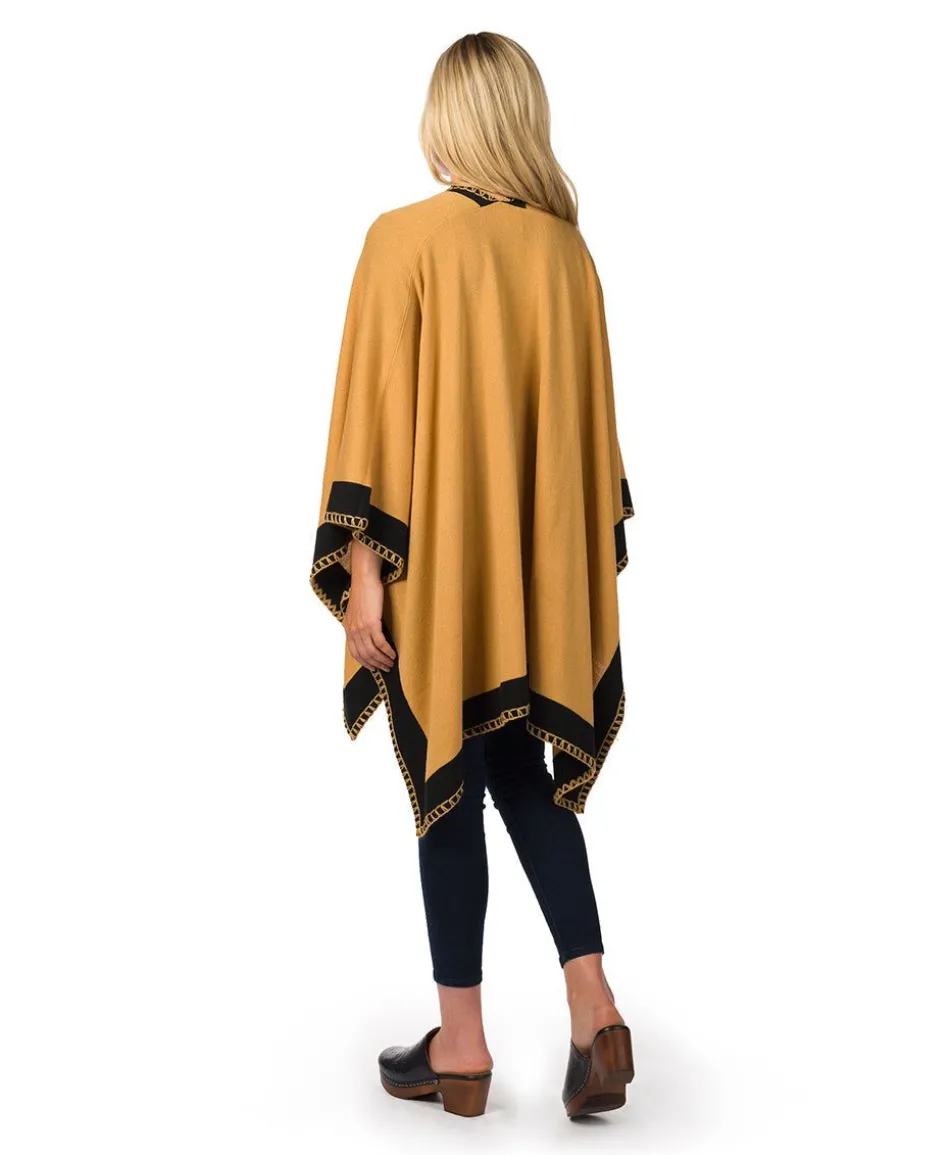 Patricia Nash Color Block Short Shawl| Knitwear