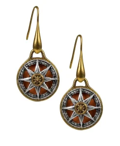 Patricia Nash Compass Drop Earrings| Earrings