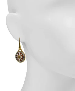 Patricia Nash Compass Drop Earrings| Earrings