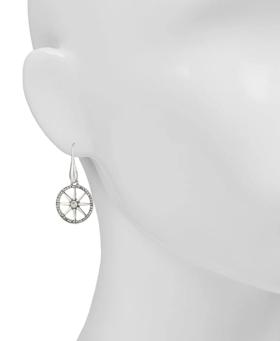Patricia Nash Compass Drop Earrings| Earrings