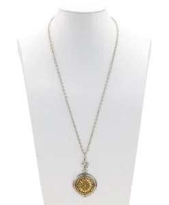 Patricia Nash Compass Locket Pendant Necklace| Necklaces