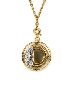 Patricia Nash Compass Locket Pendant Necklace| Necklaces