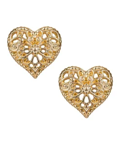 Patricia Nash Filigree Heart Post Earrings| Earrings