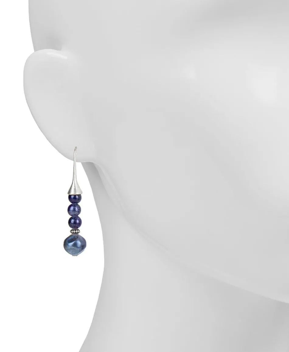 Patricia Nash Grey Stem Earrings| Earrings