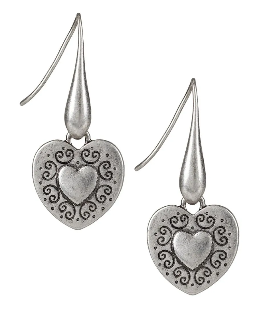 Patricia Nash Heart Drop Earrings| Earrings