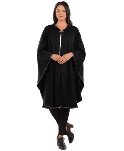 Patricia Nash Hooded Cape With Clasp| Knitwear