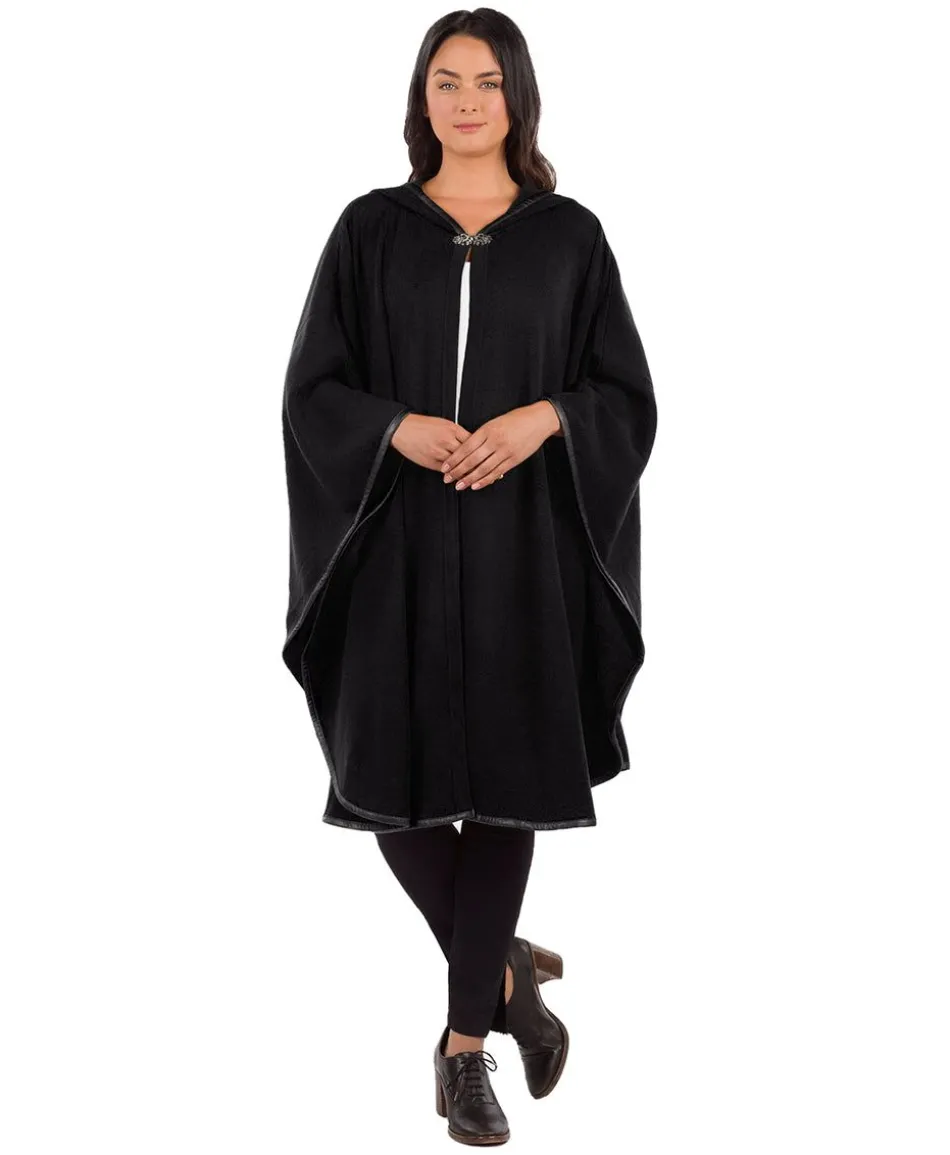 Patricia Nash Hooded Cape With Clasp| Knitwear