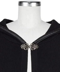 Patricia Nash Hooded Cape With Clasp| Knitwear