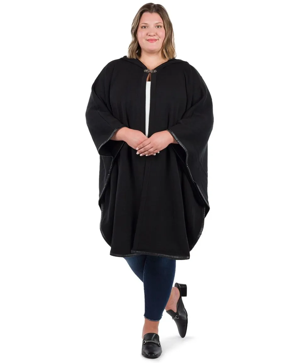 Patricia Nash Hooded Cape With Clasp| Knitwear