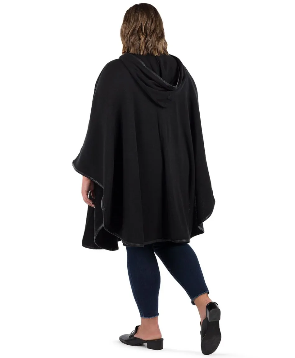 Patricia Nash Hooded Cape With Clasp| Knitwear