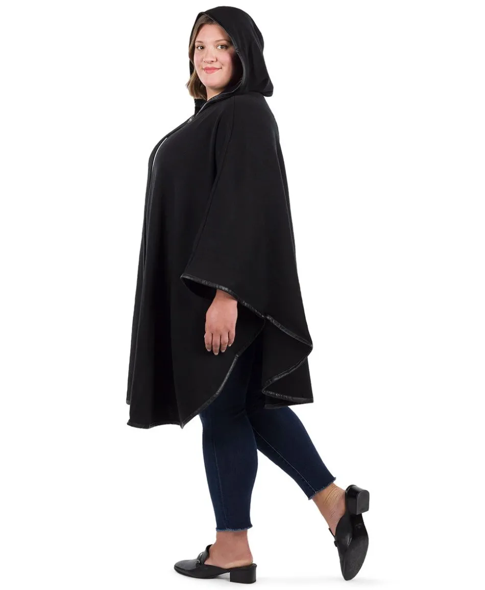 Patricia Nash Hooded Cape With Clasp| Knitwear
