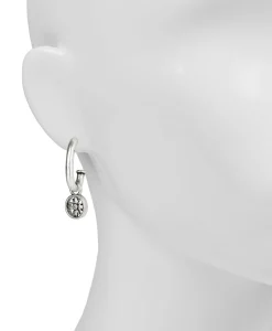 Patricia Nash J Hoop Floret Drop Earrings| Earrings