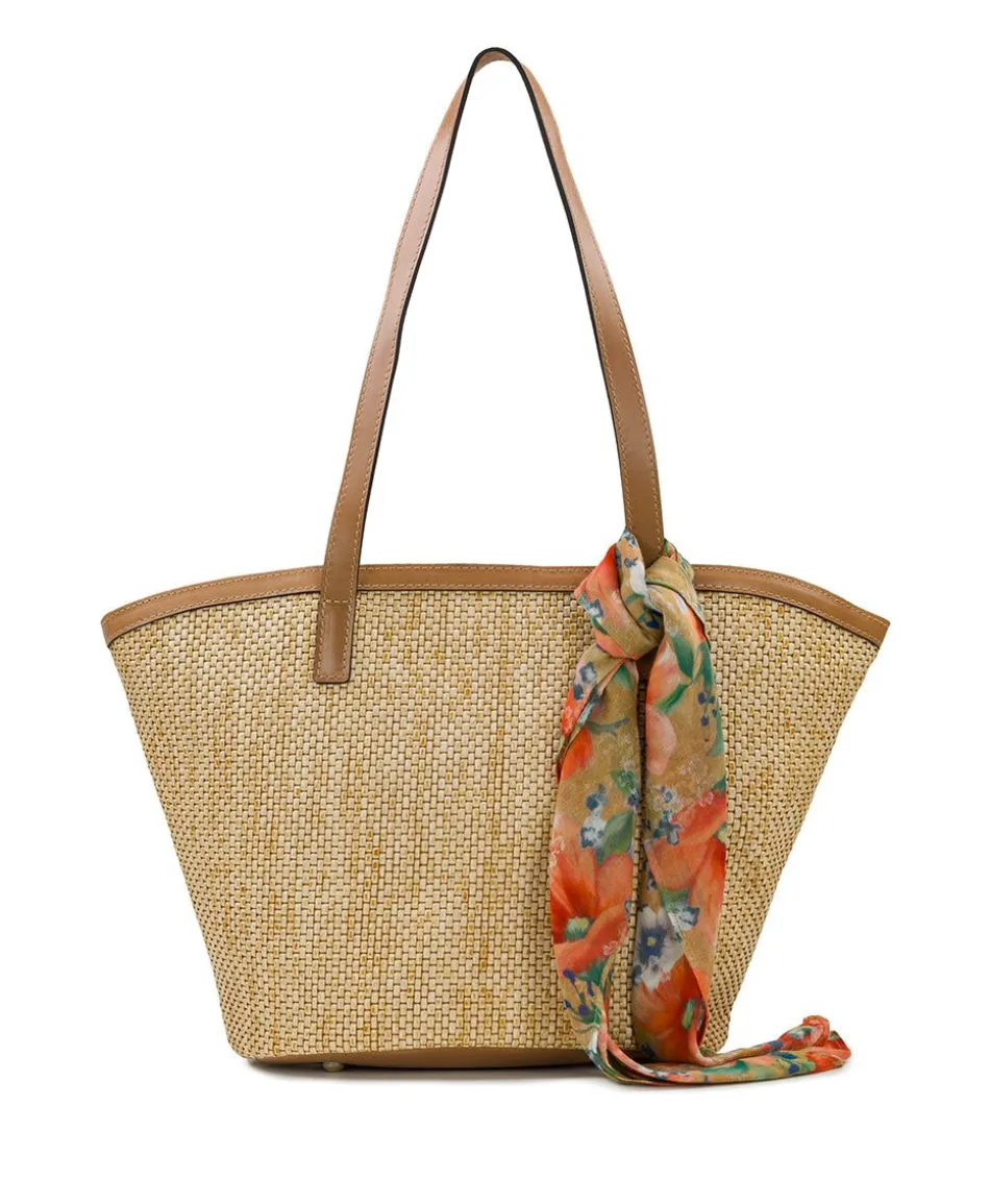 Patricia Nash Marconia Tote With Apricot Blossoms Scarf| Totes
