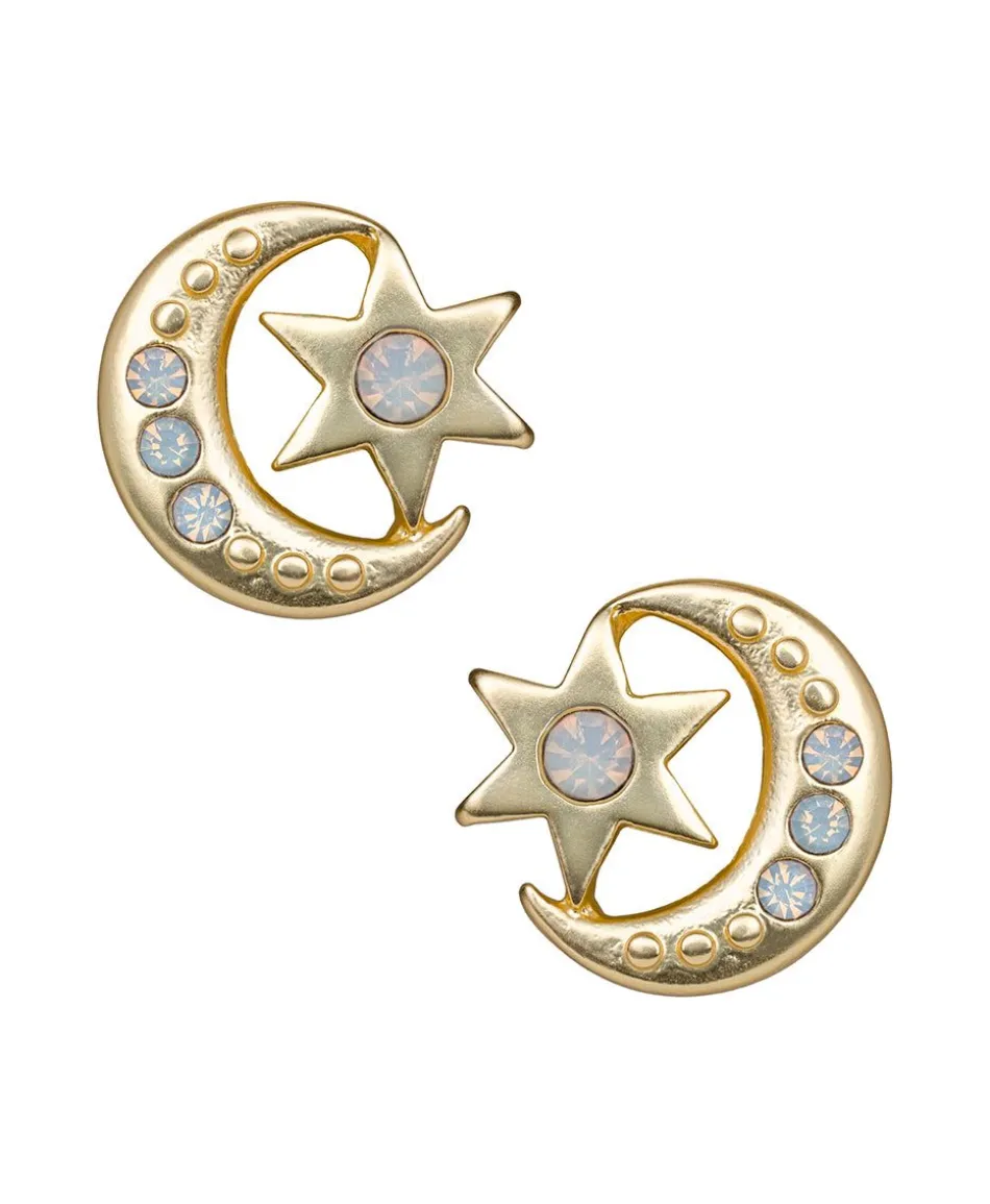 Patricia Nash Moon And Star Post| Earrings
