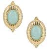 Patricia Nash Oval Button Cabochon Earrings| Earrings
