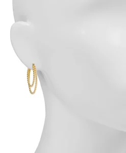 Patricia Nash Oval Rope Twist Hoop Earrings| Earrings