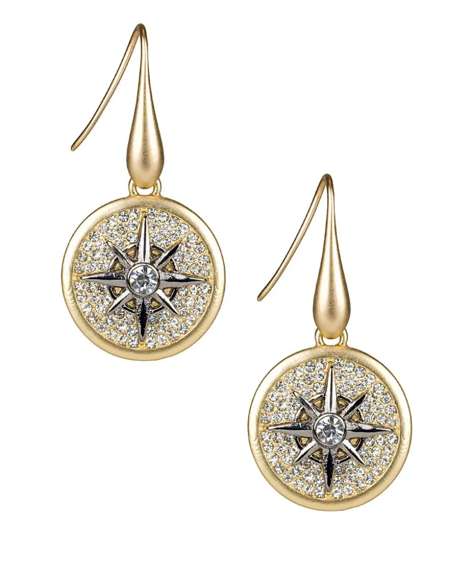 Patricia Nash Pave Drop Earrings| Earrings