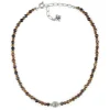Patricia Nash Pave Wooden Beaded Necklace| Necklaces