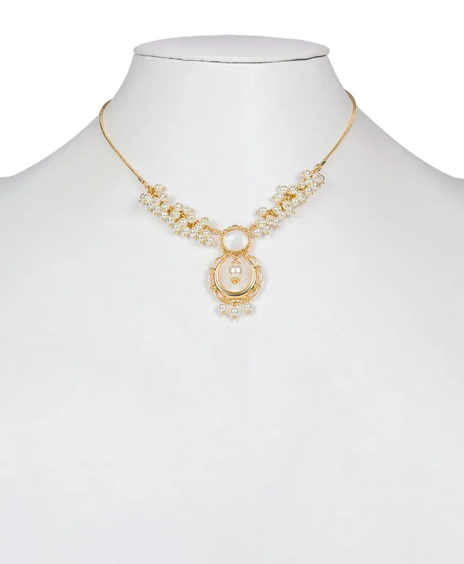 Patricia Nash Pearl Adjustable Necklace| Necklaces