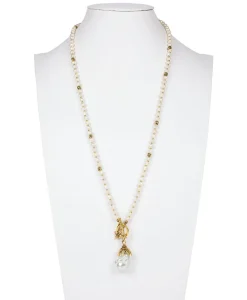 Patricia Nash Pearl Drop Adjustable Necklace| Necklaces
