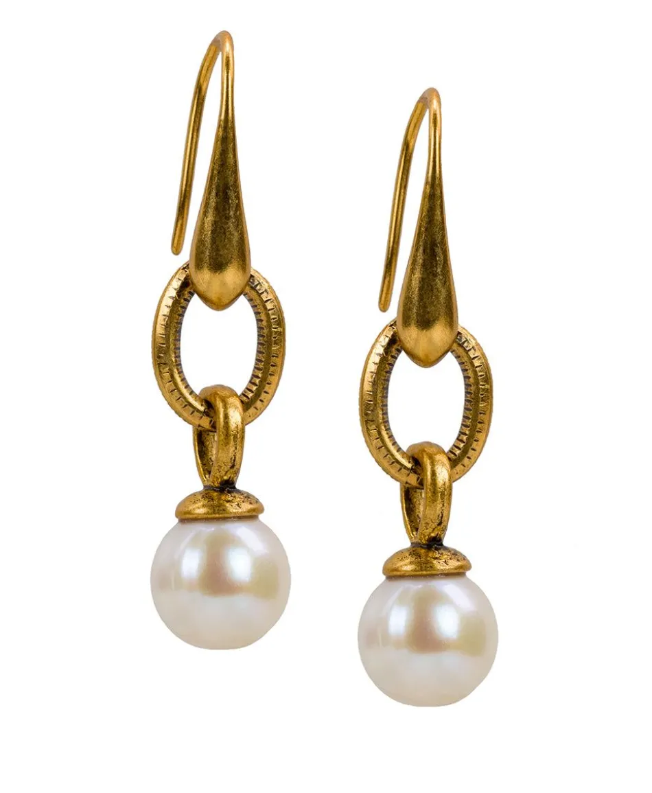Patricia Nash Pearl Drop Earrings| Earrings