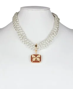 Patricia Nash Pearl Torsade Pendant Necklace| Necklaces