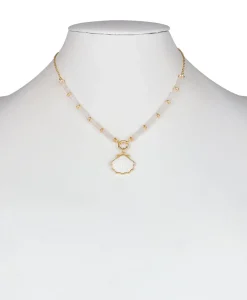 Patricia Nash Shell Pendant Beaded Necklace| Necklaces