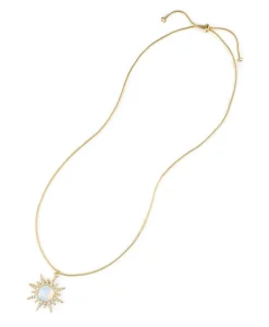 Patricia Nash Sparkle Sun Pendant Necklace| Necklaces