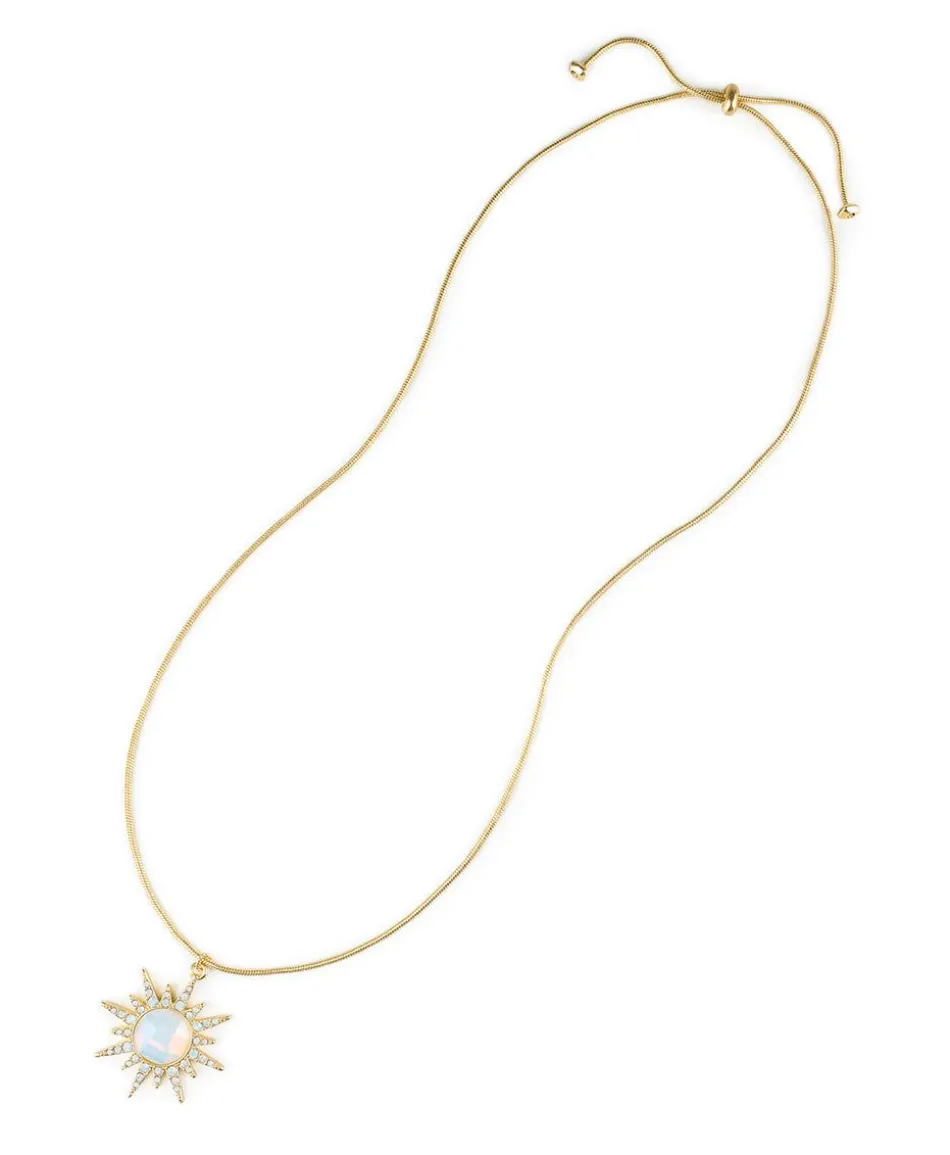 Patricia Nash Sparkle Sun Pendant Necklace| Necklaces