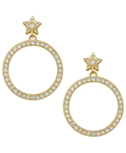 Patricia Nash Star Doorknocker Earrings| Earrings