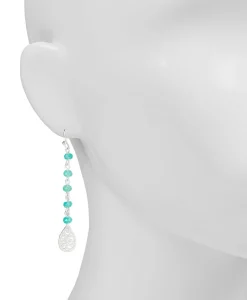 Patricia Nash Tear Drops On Beaded Chain Earrings| Earrings