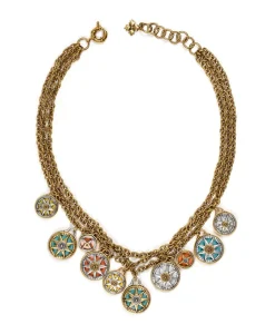 Patricia Nash Triple Chain Charm Necklace| Necklaces